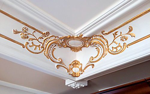 Trimming Harmony cornices with ornaments